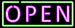 storefront neon open sign